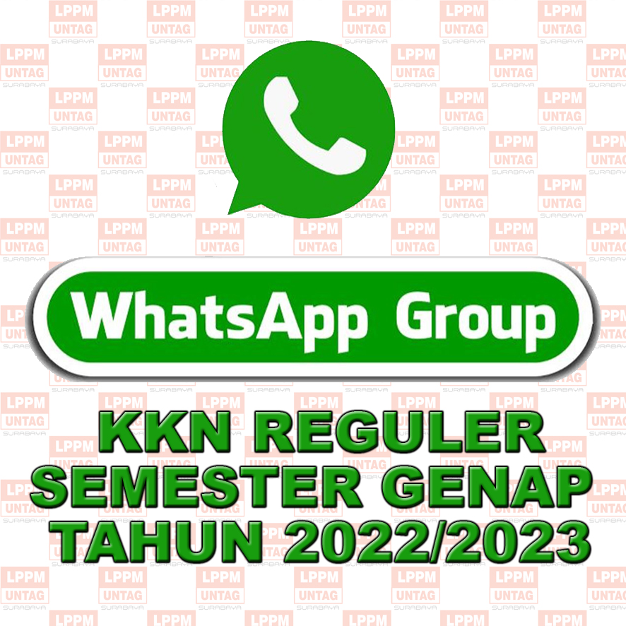 GRUP WHATSAPP KKN REGULER SEMESTER GENAP TAHUN 2022/2023
