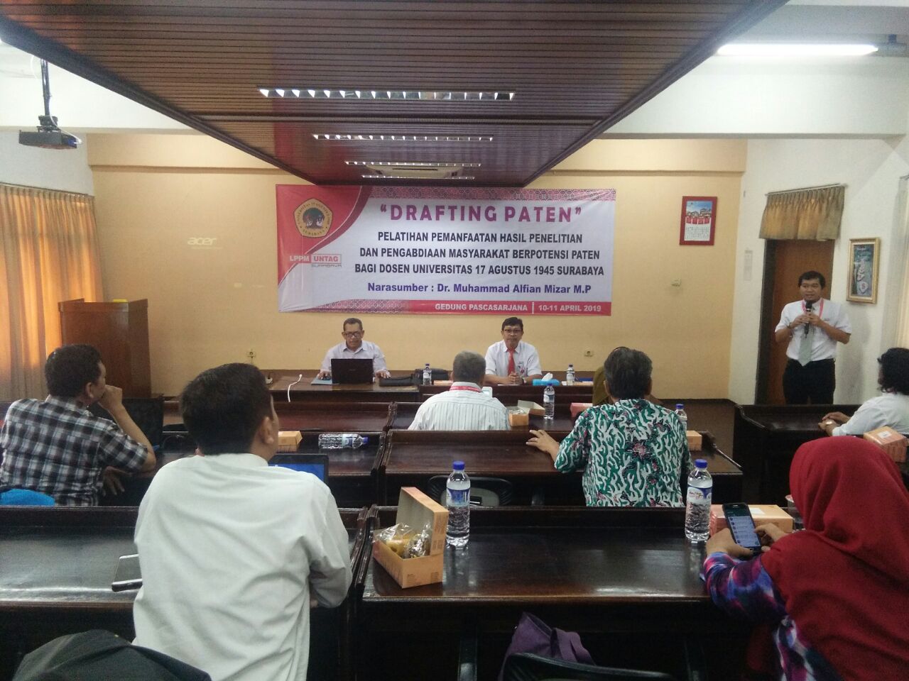 PELATIHAN PATEN BERSAMA LPPM UNTAG