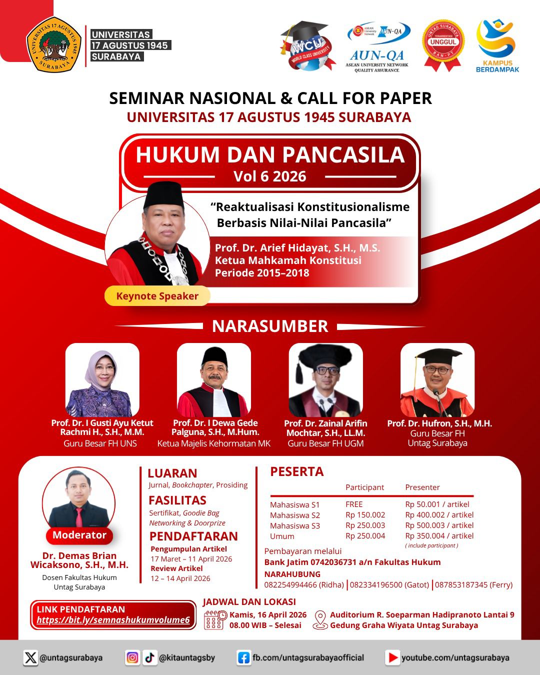 Seminar Nasional & Call Of Paper
