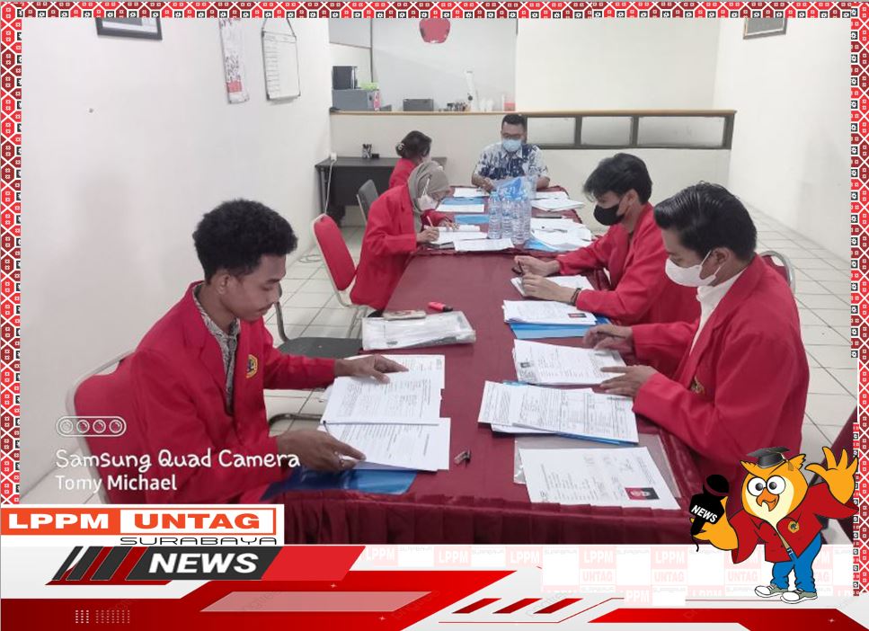 Kepala Pusat Publikasi Dan Kekayaan Intelektual LPPM Untag Surabaya melakukan Uji Kompetensi