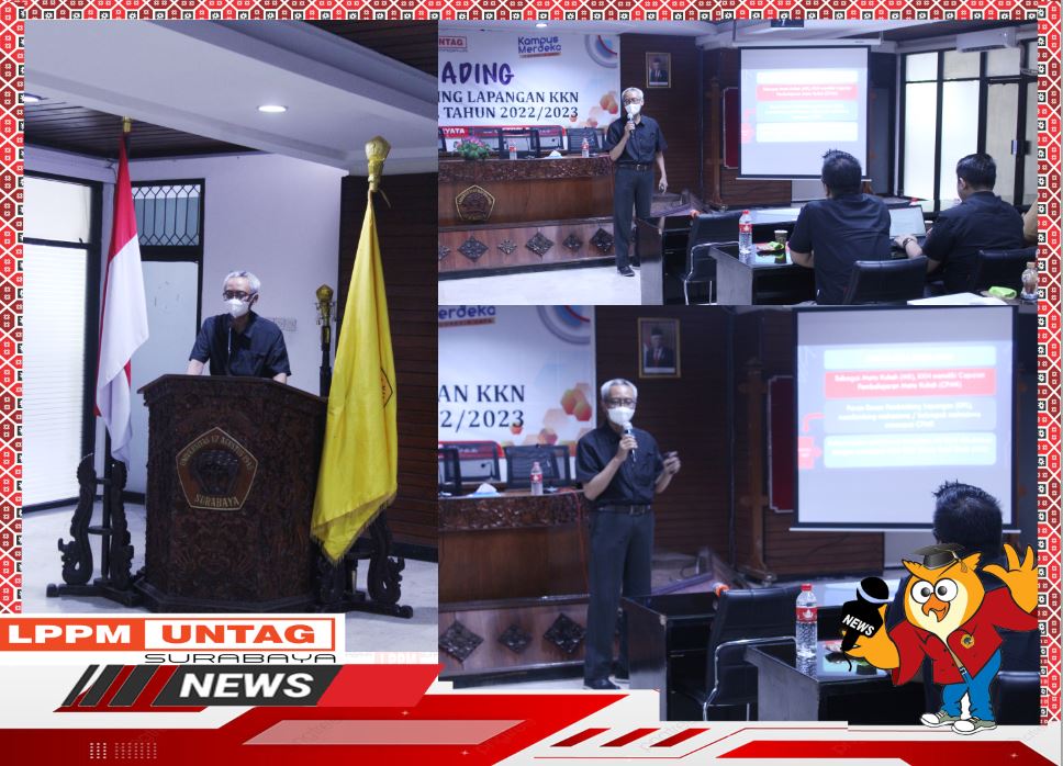 Wakil Rektor 1 Untag Surabaya memberikan Arahan dalam Upgrading Dosen Pembimbing Lapangan