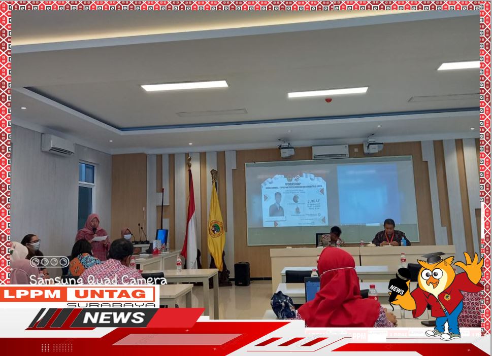Laboratorium FH Untag Surabaya dan LPPM Untag Surabaya mengadakan Workshop Bedah Jurnal