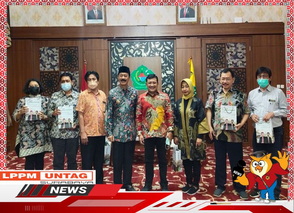 Ketua LPPM Untag Surabaya melakukan kerjasama dengan Pemerintah Kabupaten Pamekasan