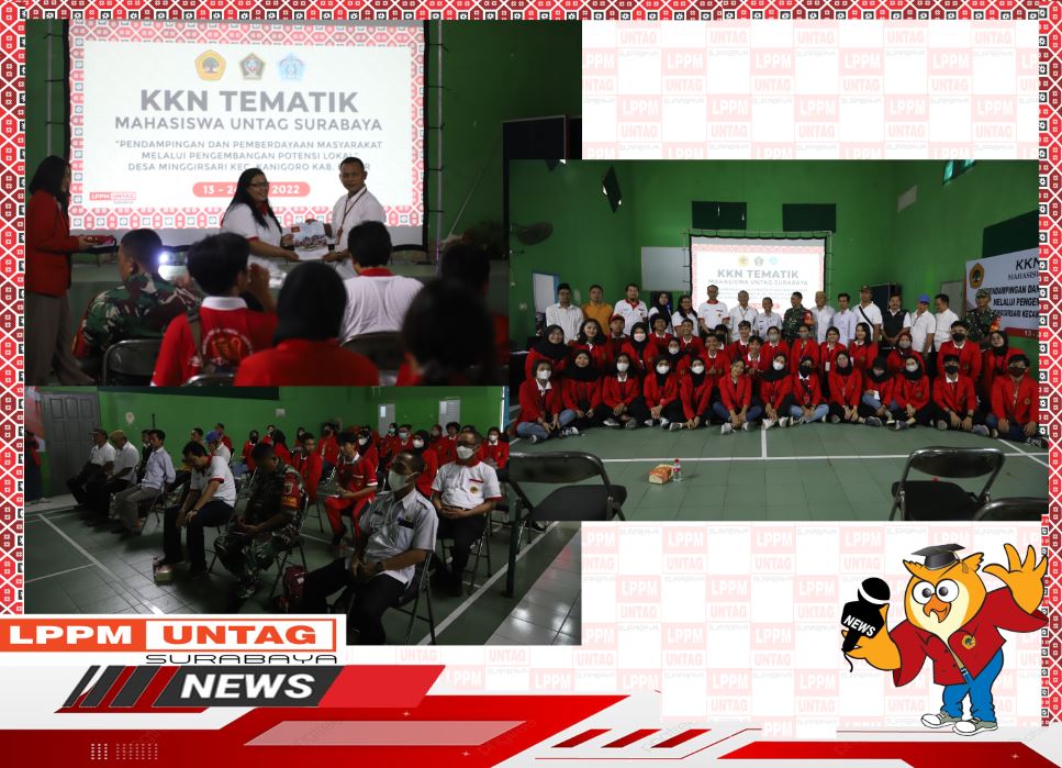 Kepala Pusat Penelitian LPPM memberikan Sambutan Pembukaan dalam KKN Tematik di Desa Minggirsari Blitar