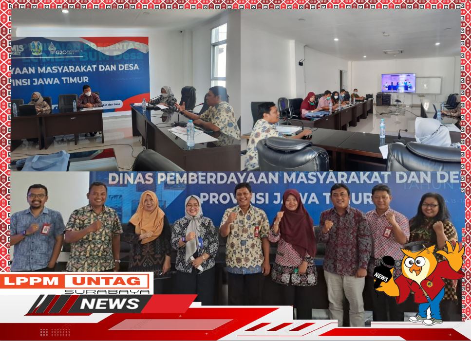 Kepala Pusat Publikasi Dan Kekayaan Intelektual LPPM Untag Surabaya memberikan materi Pemutakhiran Akun