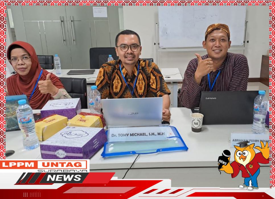 Kepala Pusat Publikasi dan Kekayaan Intelektual LPPM Untag Surabaya mengikuti kegiatan RCC LSP P1 Untag Surabaya
