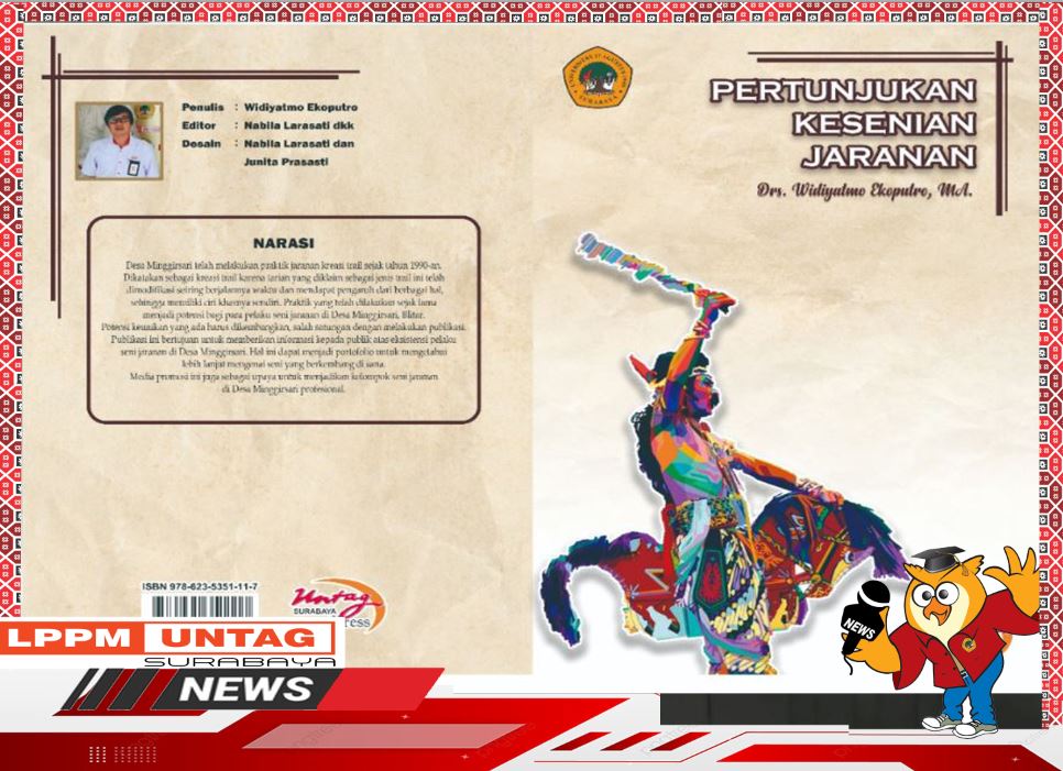 Buku karya berjudul Pertunjukan Kesenian Jaranan