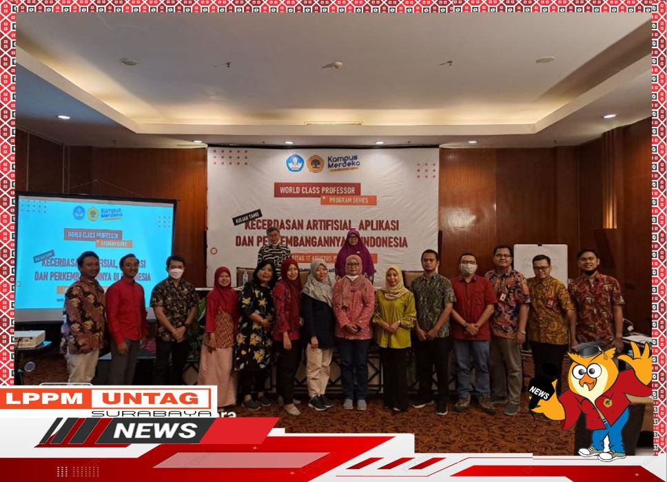 Tim LPPM Untag Surabaya turut serta dalam WCP Kecerdasan Artifisial