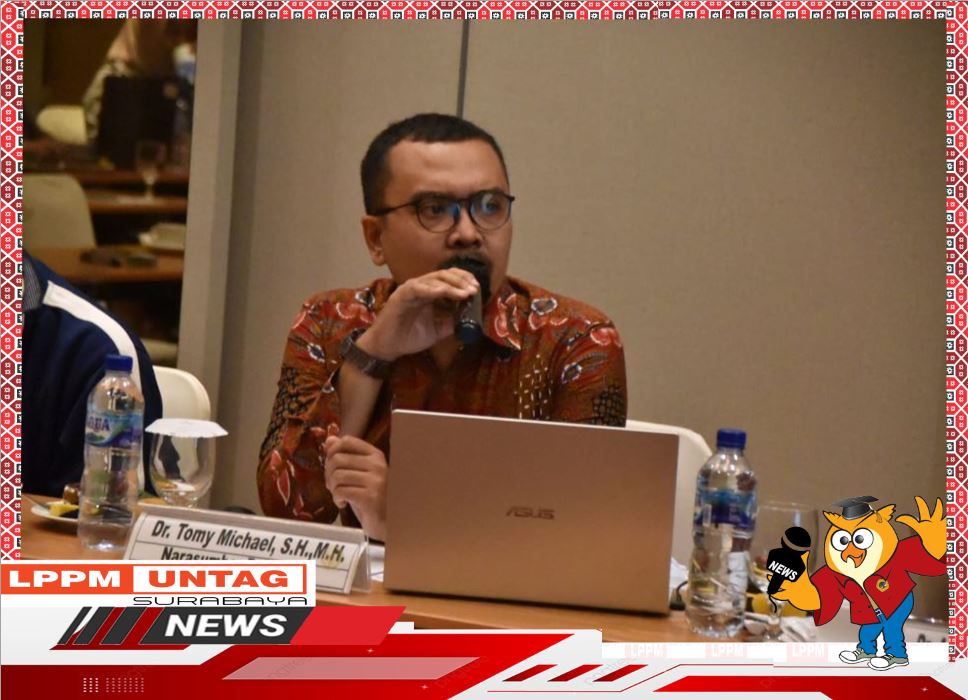 Kepala Pusat Publikasi Dan Kekayaan Intelektual LPPM menjadi Narasumber FGD Pelantikan Presiden Dan/Atau Wakil Presiden Dan Pelaksanaan Sidang Tahunan