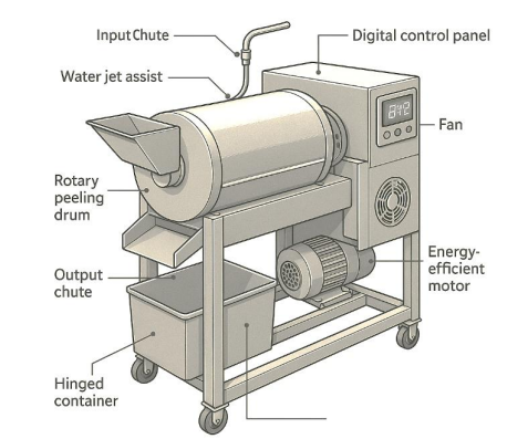 Tim Dosen UNTAG Surabaya Ciptakan Inovasi Smart Cassava Peeler 4.0 untuk Tingkatkan Produktivitas UMKM Pangan Lokal
