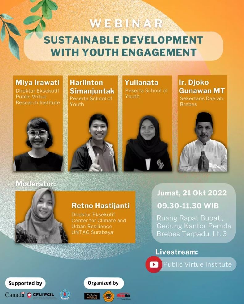 WEBINAR SUSTAINABLE DEVELOPMENT WITH YOUTH ENGAGEMENT